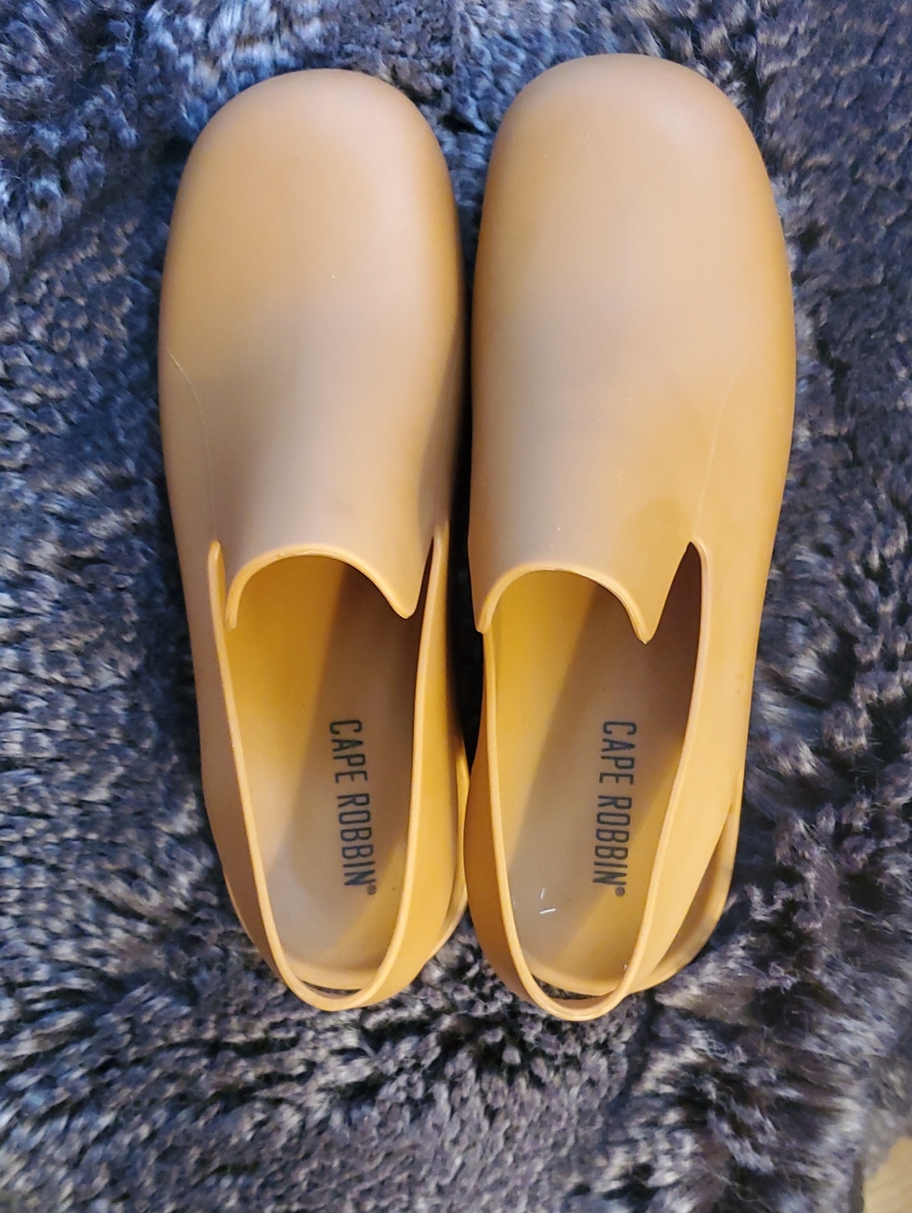 Cape Robbin Matte Mustard Slip-On Clog